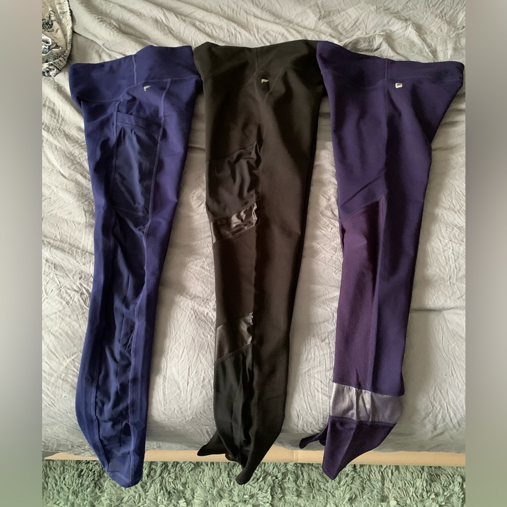 Bundle of 3, fabletics leggings gym size XS S